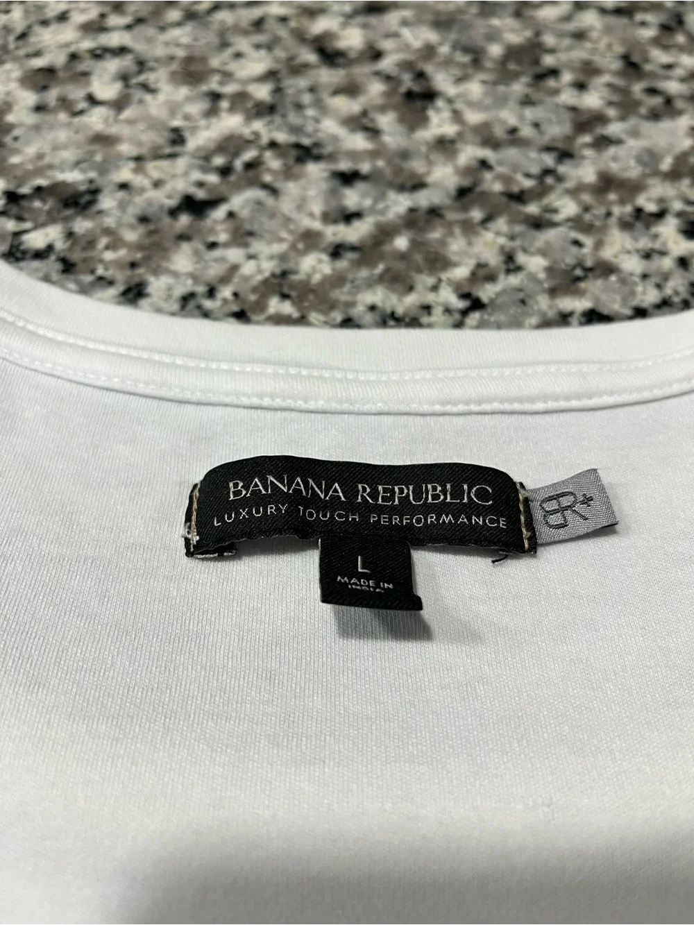 Banana Republic Shirt L Luxury Touch White